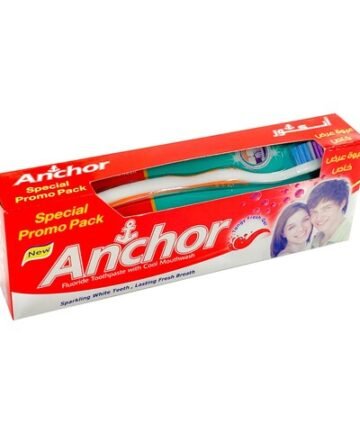 أنكور معجون أسنان تانجي فريش مع فرشاة أسنان 135 جرام