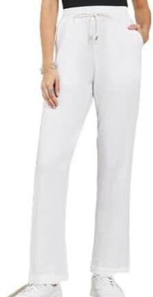 بنطلون منسوج بقصة ضيقة ضيقة وجيوب للنساء من ستايلي، موديل