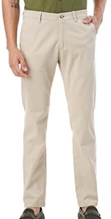 سروال كاكي بقصة عادية للرجال من اف واي ال تي ار (FYLSS23MK-004)