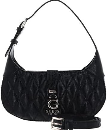 جيس شنطة كروس قابلة للتحويل بسوستة علوية من ادي، اسود، للنساء