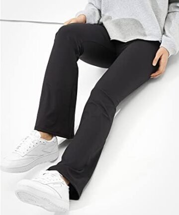 بنطلون ذي افري ثينج بقصة واسعة عند الارداف وخصر مرتفع للنساء من امريكان ايجل