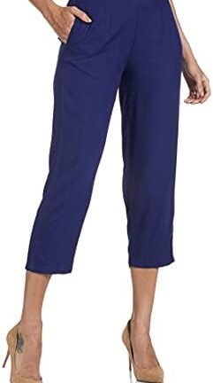 سروال بالازو كاجوال بقصة عادية للنساء من انديجو