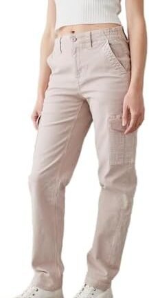 سروال كارجو مرن بقصة مستقيمة للنساء من امريكان ايجل