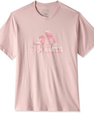 تي شيرت كلاسيكي بتصميم مموه للنساء من اديداس