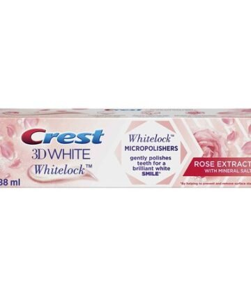 كريست معجون الاسنان ثري دي وايت بخلاصة الورد مع الملح المعدني - 88 مل