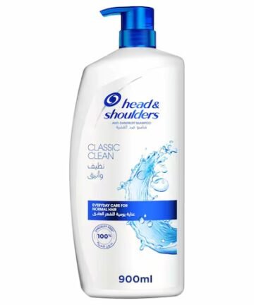 شامبو وبلسم هيد آند شولدرز ضد القشرة نظيف وأنيق 2 في 1 للشعر العادي، 900 مل