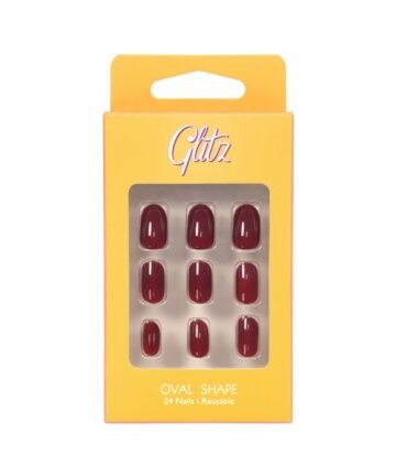 جليتز، أظافر صناعية رقم 6، شكل بيضاوي - 1 عبوة