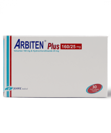 أربيتن بلس 25/160، لحالات ضغط الدم المرتفع - 30 قرص