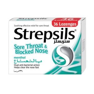 ستربسلز، أقراص استحلاب، نعناع - 36 قطعة