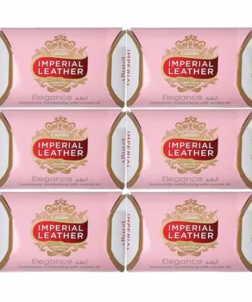 امبريال ليذر صابون أناقة 75 جرام × 5 + 1 حجم العلبة: 75 جرام