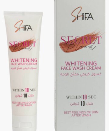 كريم غسول تبييض الوجه سيكريت بليند من شفاء - 100 مل
